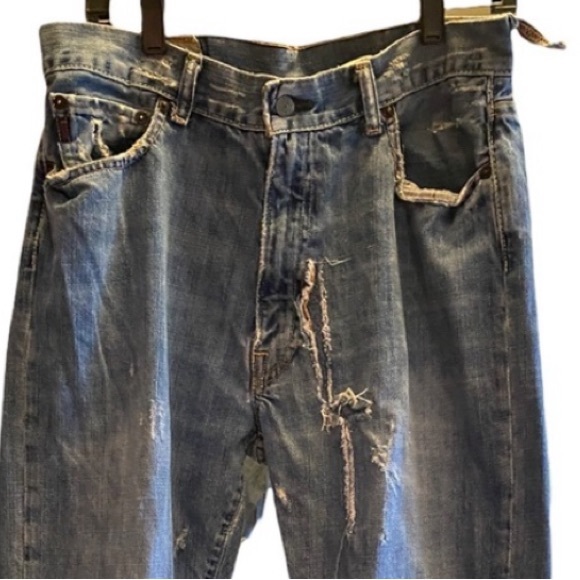VINTAGE ABERCROMBIE & FITCH ORIGINAL 5 POCKET DENIM MENS BLUE JEANS ⭐️⭐️⭐️⭐️⭐️ - Picture 16 of 16